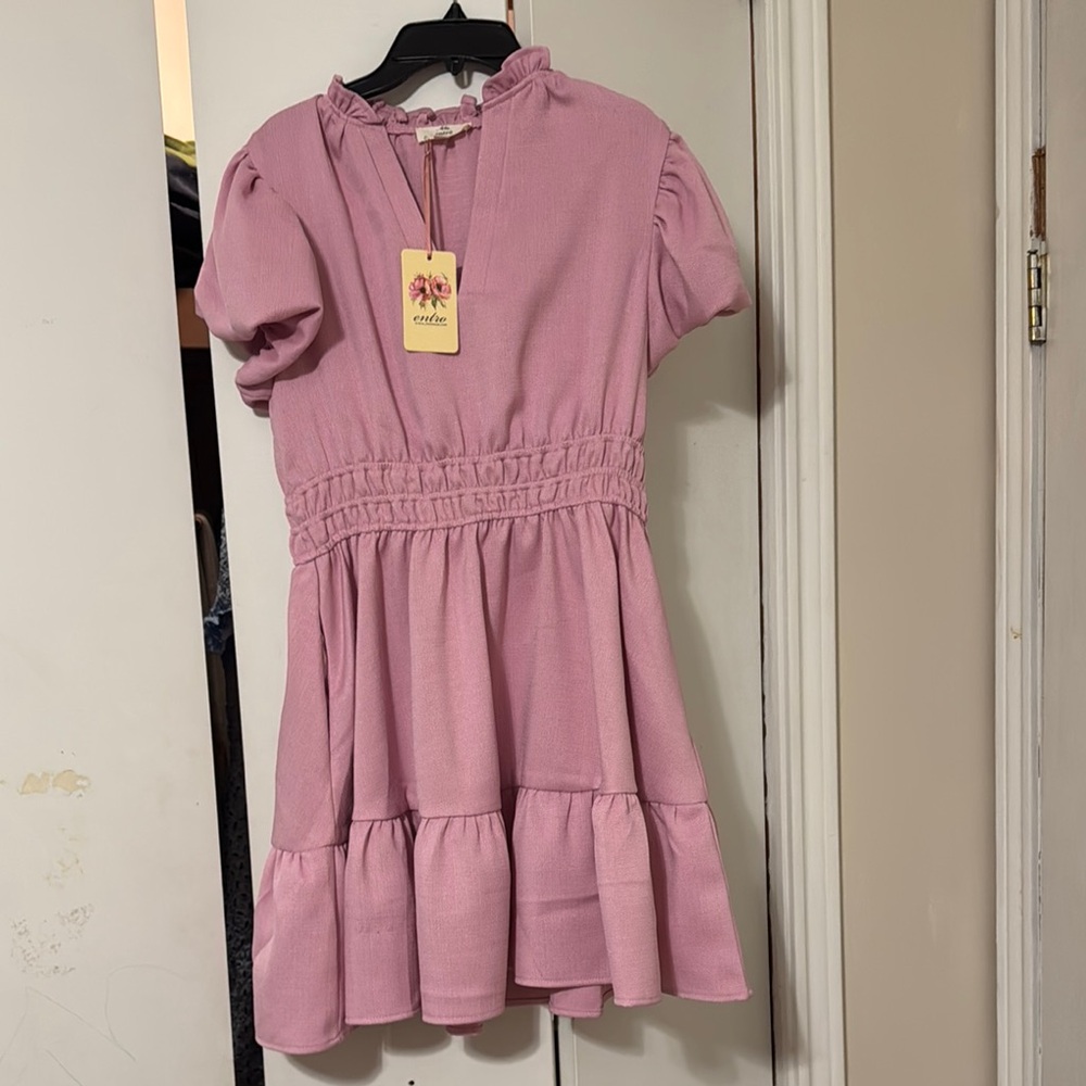 Pink Ruffled dress